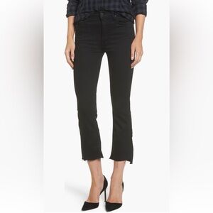 Mother The Insider Crop Step Fray Jeans